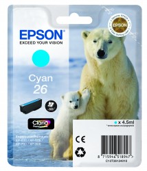 Epson T2612 cartus cerneala Cyan, 4.5 ml