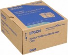 Epson C13S050608 Toner Cyan, 2 x 7.500 pagini