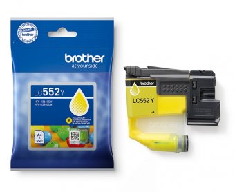 Brother LC552Y cartus cerneala Yellow, 550 pagini
