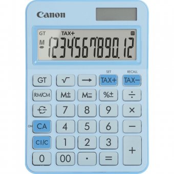 Canon LS-125KB PBL, Calculator 12-digit, Albastru pastel (Pastel Blue)