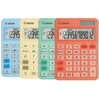 Canon LS-125KB PYL, Calculator 12-digit, Galben pastel (Pastel Yellow)