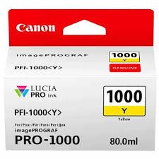 Canon PFI-1000Y cartus cerneala Yellow, 80 ml