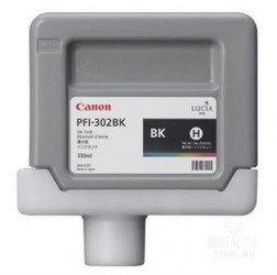 Canon PFI-302BK Cartus Cerneala Photo Black, 330 ml