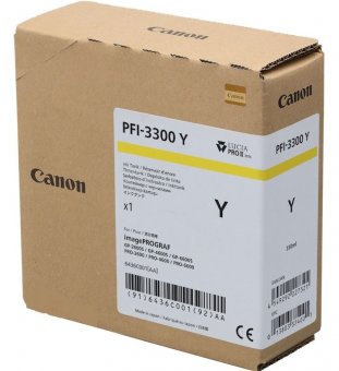 Canon PFI-3300Y cartus cerneala Yellow, 330 ml