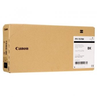 Canon PFI-707Bk Ink Tank Black pentru iPF830/840/850, 700ml