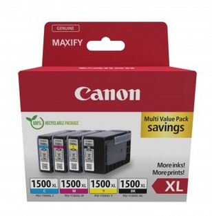 Canon PGI-1500XL Multipack, pachet cartuse BK+C+M+Y (PGI1500XL)