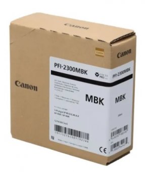 Canon Pigment ink PFI-2300 Matte Black, 330 ml (PFI2300 / 5276C001AA)