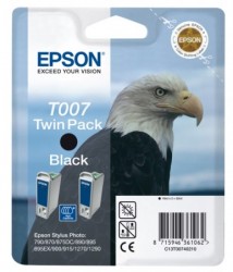 Epson T007 Doublepack Black, 1080 pagini