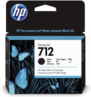 HP 3ED71A cartus cerneala Black, 80 ml (HP712)