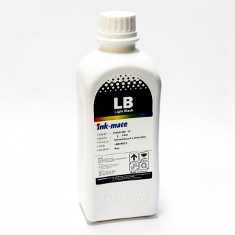 INKMATE EIM9440LB, 1 L cerneala SuperChrome pigment, pentru plotter Epson, Light Black