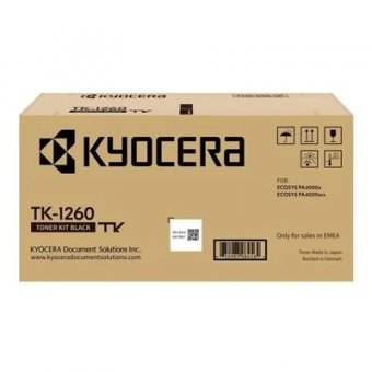 Kyocera TK-1260 Toner Black, 10.000 pagini (TK1260/1T0C150NL0)