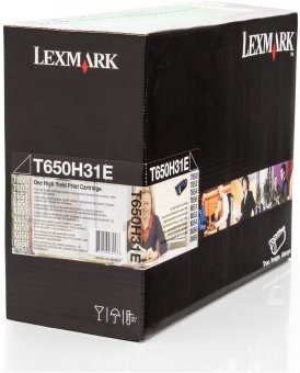 Lexmark T650H31E High Yield Toner, 25.000 pagini