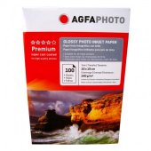 AGFA hartie foto Premium Glossy 10x15 cm (4R), 240 g/mp, 100 coli