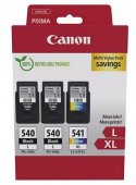Canon 2 x PG-540L + CL-541XL, Pachet cartuse 2xBlack + 1xTricolor (PG540L+CL541XL)