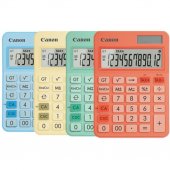 Canon LS-125KB PYL, Calculator 12-digit, Galben pastel (Pastel Yellow)