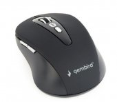 GEMBIRD Mouse optic, negru, 6-button, 1600 dpi, Wireless (Bluetooth)